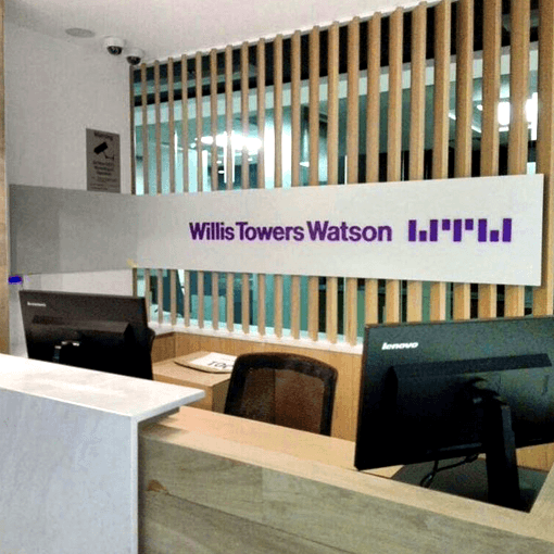 Reception Signs example 6 by Ornate Signs, Cape Town