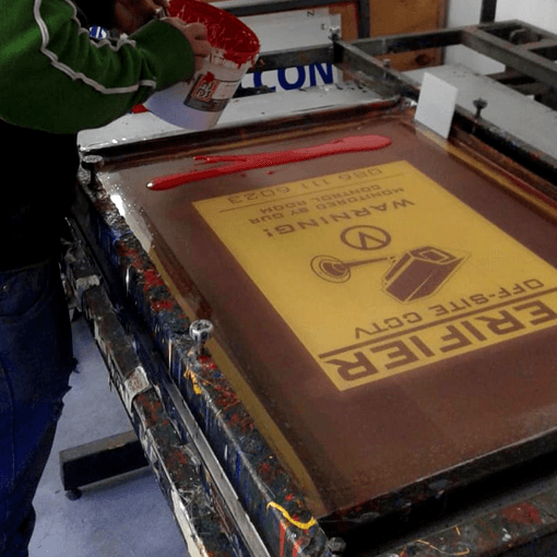 Screen Printing example 5 by Ornate Signs, Cape Town