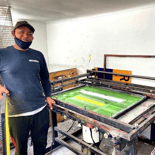 Screen Printing example 6 by Ornate Signs, Cape Town